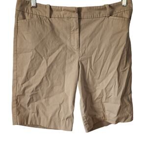 Talbots Women's Tan Bermuda Walking Shorts Size 12